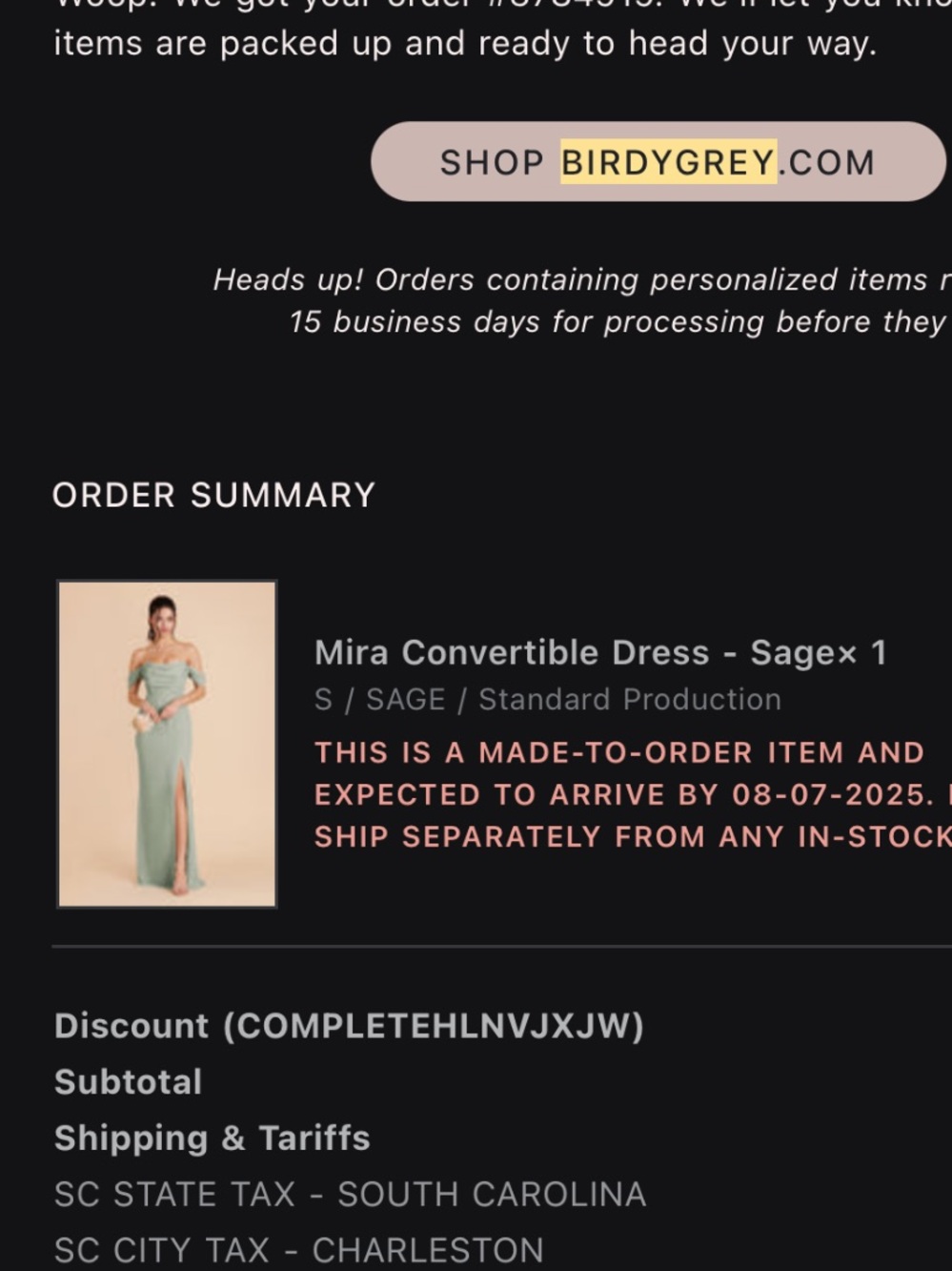 Birdy Grey Convertible Dress - Sage